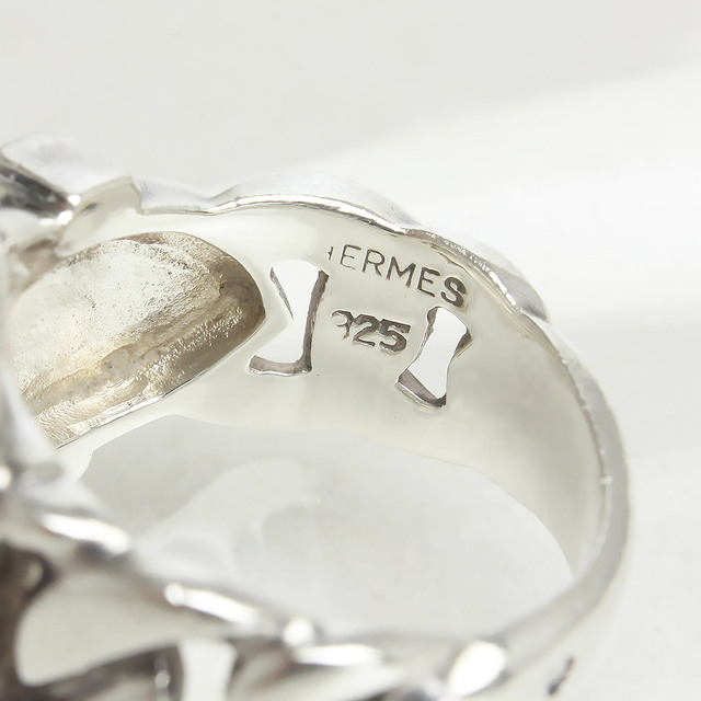 エルメス ブックルセリエ リング 指輪 #10.5号 SV925 シルバー HERMES