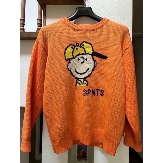 PEANUTS(ピーナッツ)のPEANUTS  ジャガードセーター　オーバーサイズ　チャーリーブラウン レディースのトップス(ニット/セーター)の商品写真