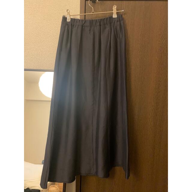 OHOTORO　Lea Flare Skirt　チャコール 5