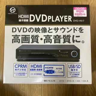 美品 ヴァーテックス DVDプレーヤー DVD-V017(DVDプレーヤー)