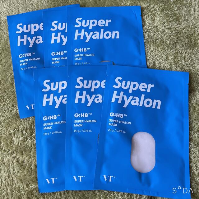 VT Super Hyalon mask × 6枚セット コスメ/美容のスキンケア/基礎化粧品(パック/フェイスマスク)の商品写真