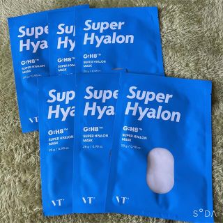 VT Super Hyalon mask × 6枚セット(パック/フェイスマスク)