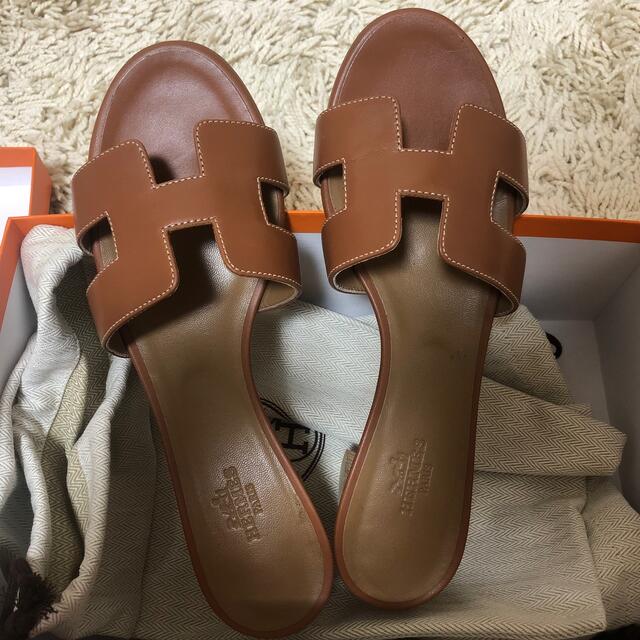 限定品】 Hermes - HERMES エルメス サンダル ミュール オアジス
