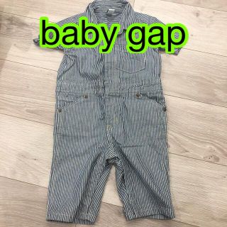 ベビーギャップ(babyGAP)のbaby gapデニムロンパース(ロンパース)