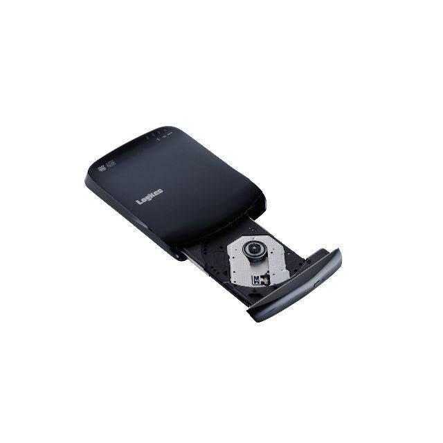 ✡Logitec 　ポータブルDVDドライブ　LDR-PS8WU2BKW　☆新品 スマホ/家電/カメラのPC/タブレット(PC周辺機器)の商品写真