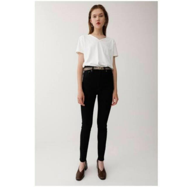 MOUSSY HW rebirth BLACK SKINNY-