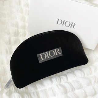 ディオール(Dior)のディオール　ポーチ　ノベルティ　限定　Dior ベロアポーチ　《新品未使用》(ポーチ)