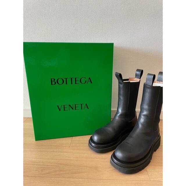 非常に高い品質 美品★ - Veneta Bottega Bottega ラグブーツ Venetaボッテガ・ヴェネタ ブーツ