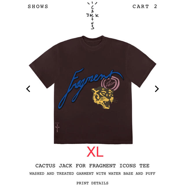 Travis Cactus Jack Fragment Icons Tee