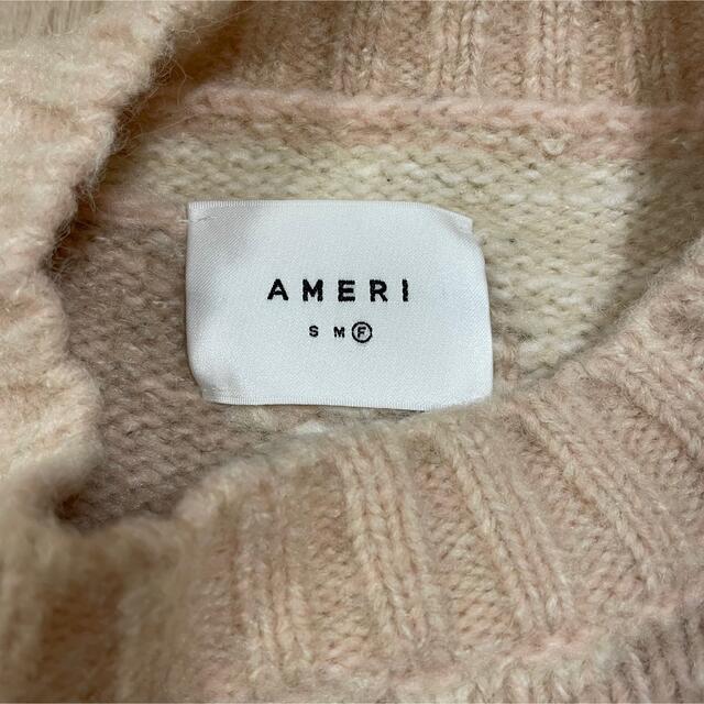 Ameri VINTAGE(アメリヴィンテージ)のアメリ ANDREA ABSTRACT PAINT KNIT レディースのトップス(ニット/セーター)の商品写真