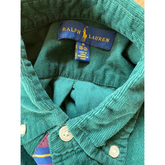 Ralph Lauren(ラルフローレン)のRalph Laurenラルフローレン/コールテン/コーデュロイシャツ／グリーン キッズ/ベビー/マタニティのキッズ服男の子用(90cm~)(ドレス/フォーマル)の商品写真