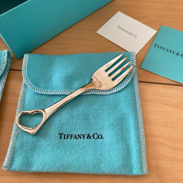 Tiffany & Co. - Tiffany 赤ちゃん 出産祝い ベビースプーンフォーク コーム 3点セットの通販 by YSKN's