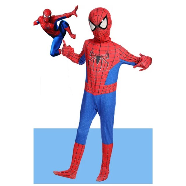 MARVEL(マーベル)のスパイダーマン子供用コスチューム　100〜110cm エンタメ/ホビーのフィギュア(アメコミ)の商品写真