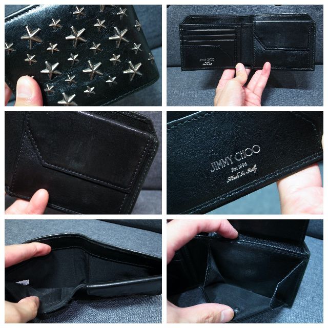 JIMMY CHOO - 正規品☆ジミーチュウ アルバニー 折りたたみ財布 星