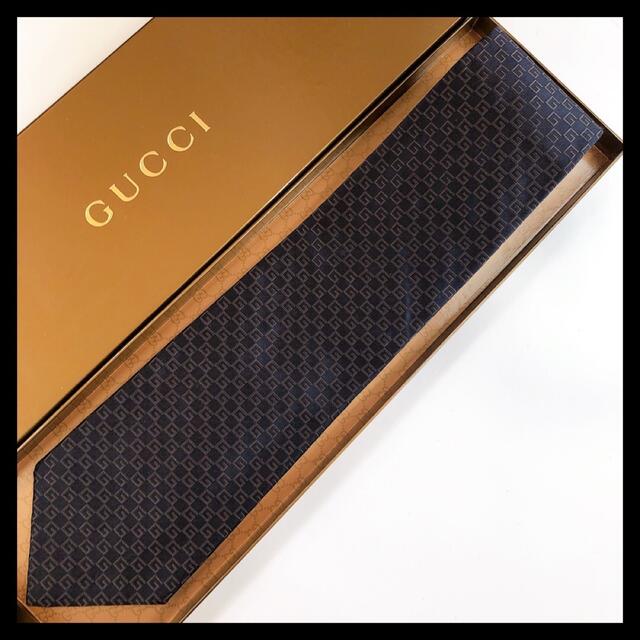 Gucci - 【新品タグ付】グッチ ネクタイ GG柄 グレー系の通販 by なし