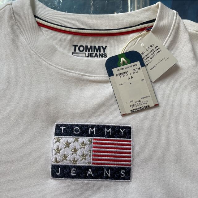 TOMMY HILFIGER(トミーヒルフィガー)のTOMMY トミーヒルフィガー Tシャツ ワンピ レディースのトップス(Tシャツ(半袖/袖なし))の商品写真