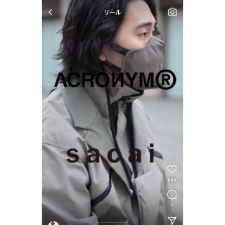 サカイ(sacai)の新品未使用　sacai acronym TRENCH COAT サイズ2(トレンチコート)