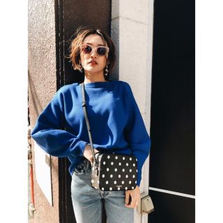 マウジー(moussy)のMOUSSY crescent knit sweater ニット セーター(ニット/セーター)