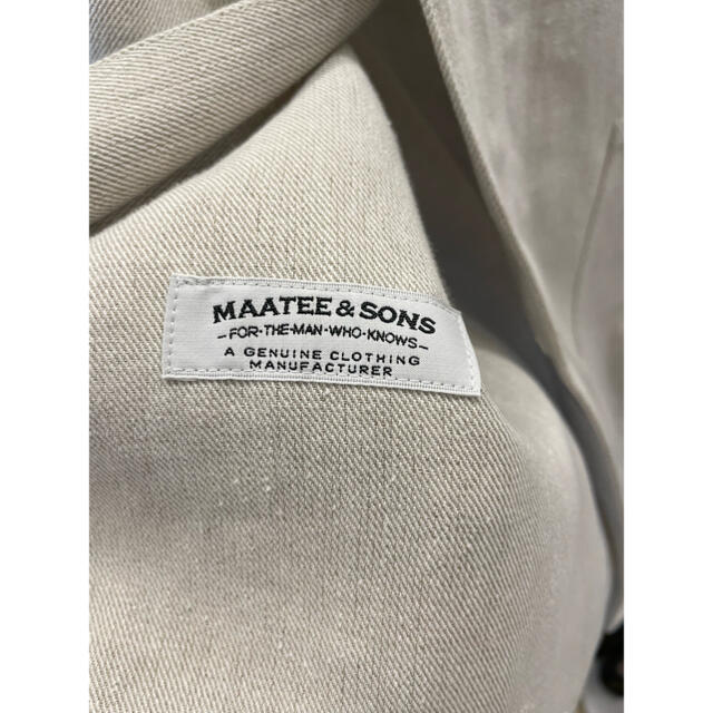 MAATEE&SONS 超強撚LINEN COVER ALL JACKET 3