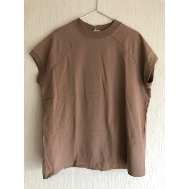 クラシカルエルフ 綿100%USAコットン、大人のモックネックラグランTシャツ。 レディースのトップス(Tシャツ(半袖/袖なし))の商品写真