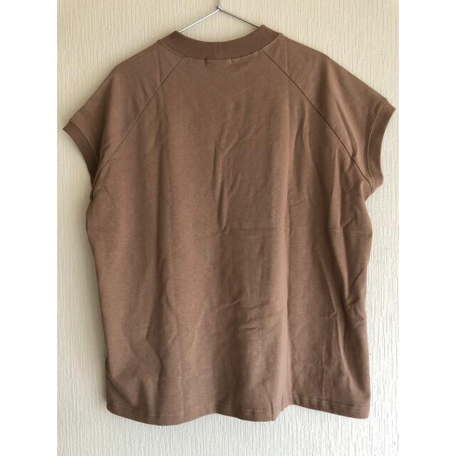 クラシカルエルフ 綿100%USAコットン、大人のモックネックラグランTシャツ。 レディースのトップス(Tシャツ(半袖/袖なし))の商品写真