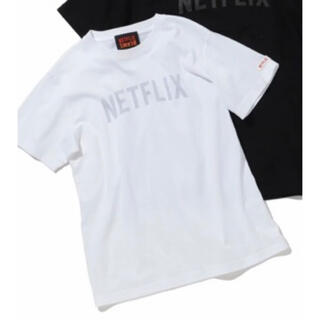 ビームス(BEAMS)のNetflix × BEAMS / Logo 半袖Tシャツ ホワイト 白 L(Tシャツ/カットソー(半袖/袖なし))