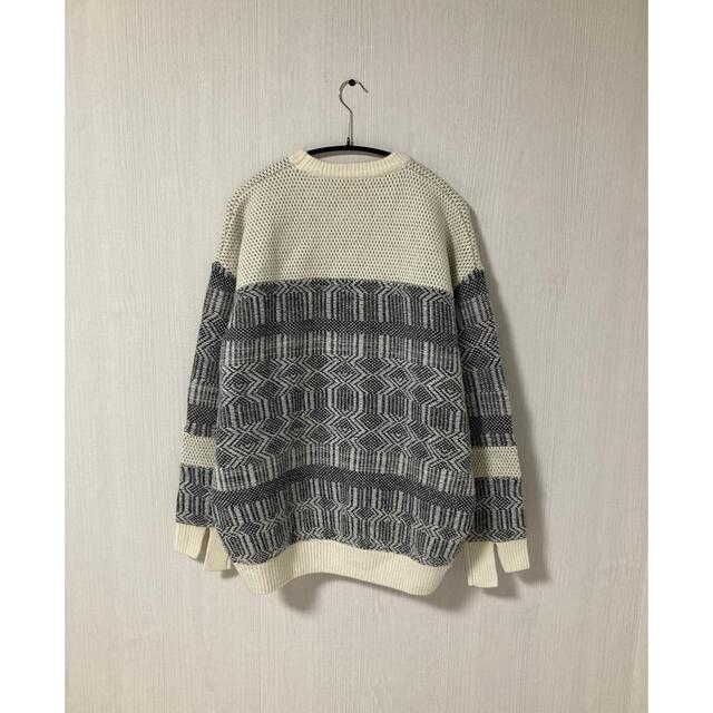 ENFOLD(エンフォルド)のnagonstans  ナゴンスタンス Jacquard pullover レディースのトップス(ニット/セーター)の商品写真