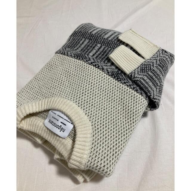nagonstans ナゴンスタンス Jacquard pullover nagonstans ナゴンスタンス Jacquard pullover