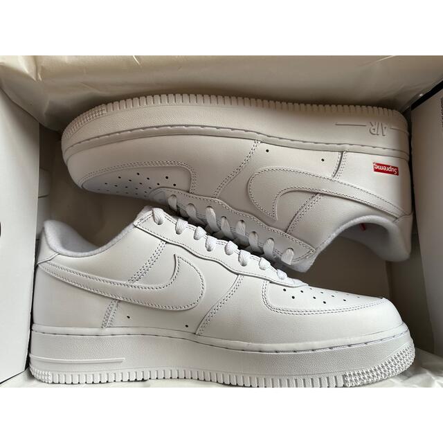 Supreme Nike Air Force 1 Low White 28.5