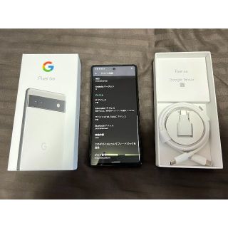 グーグルピクセル(Google Pixel)の【raft1221様専用】 Google Pixel 6a Chalk 白(スマートフォン本体)