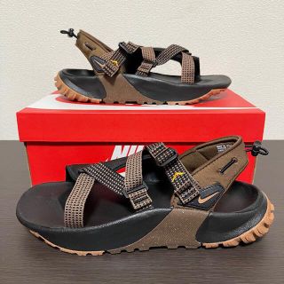 ナイキ(NIKE)のNIKE ONEONTA SANDAL BLACK GUM MED BROWN(サンダル)