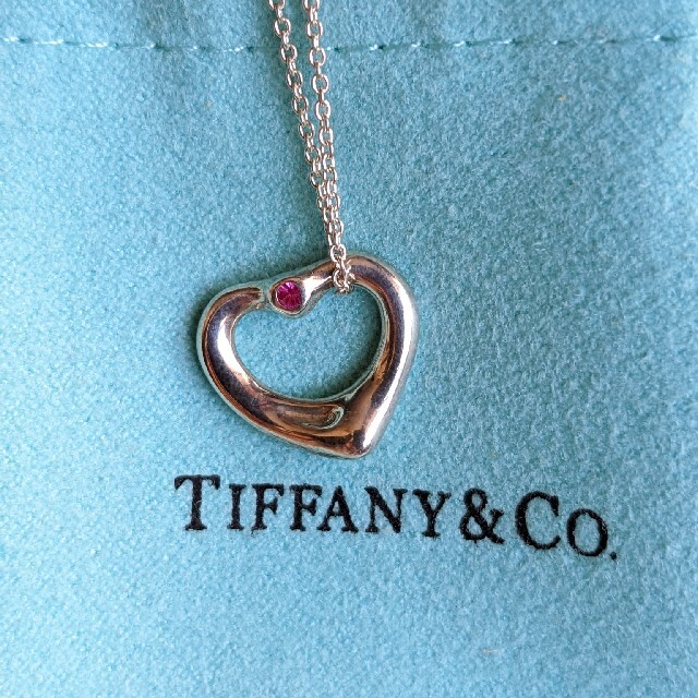Tiffany & Co. - ティファニー　オープンハートピンクサファイア