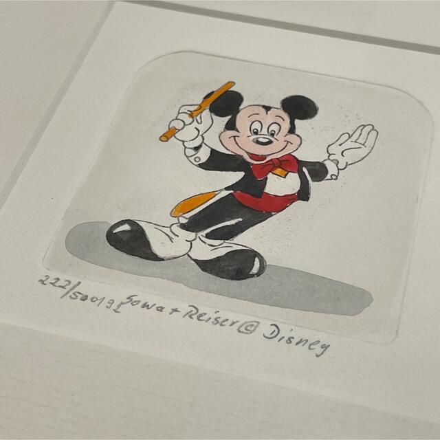 【Disney】ミッキー 指揮者 ｜エッチング 版画｜限定500 No.222