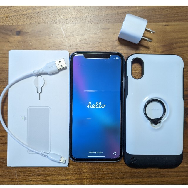 美品 iPhoneXR 64GB SIMフリー バッテリー 87％ 液晶保護込