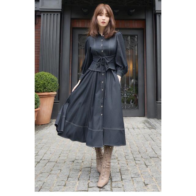 Loulou Corset Long Dressロングワンピース/マキシワンピース