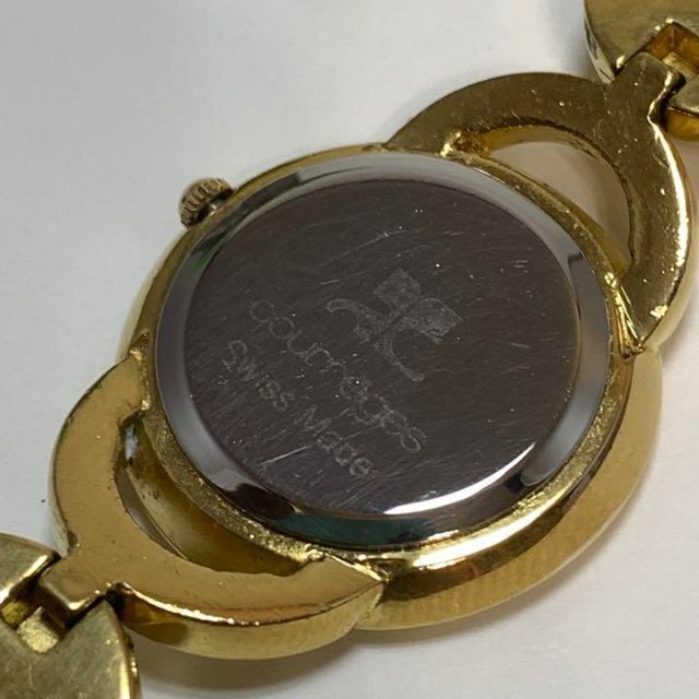 Courreges(クレージュ)の863 COURREGES グレージュ レディース 時計 クオーツ式 電池交換済 レディースのファッション小物(腕時計)の商品写真