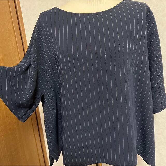 美品 MOGA ブラウス モガ ストライプ トップス www