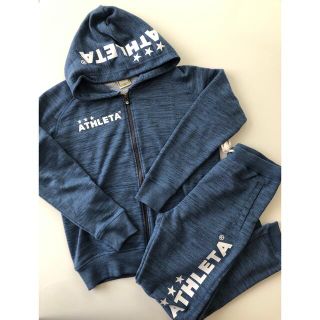 美品　ATHLETA　セットアップ　ジャケット　パーカー　迷彩柄　起毛　ジャージ