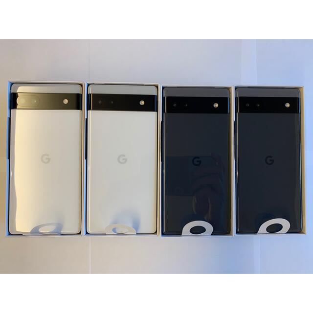 【新品未使用品】Google pixel6a × 4台（白2黒2）