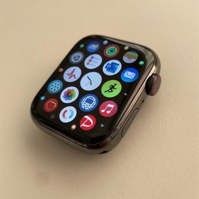 AppleWatch7 GPS 45mm セルラー ステンレス 超美品