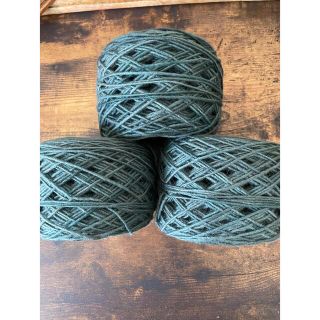 【未使用】woolyknit crafts Aran 毛糸　12玉　ネイビー