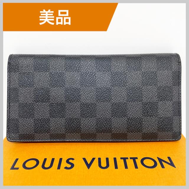 LOUIS VUITTON(ルイヴィトン)のルイヴィトン ダミエ グラフィット ポルトフォイユ ブラザ 長財布 モノグラム メンズのファッション小物(長財布)の商品写真