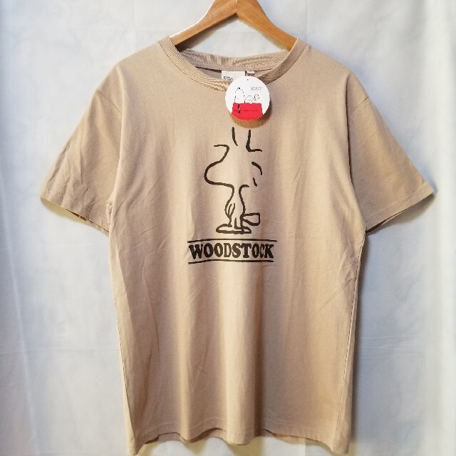 SNOOPY(スヌーピー)の新品　スヌーピー　PEANUTS　 Tシャツ 半袖   ウッドストック  M エンタメ/ホビーのアニメグッズ(その他)の商品写真