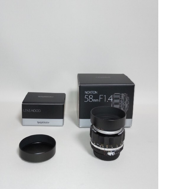 フォクトレンダー　ノクトン　58mm 1.4 純正フード、プロテクトフィルター