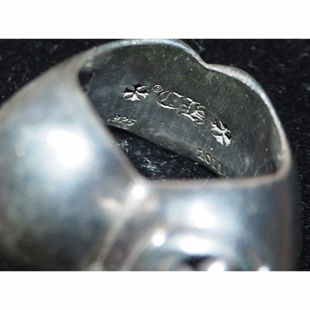 Chrome Hearts(クロムハーツ)のChromeHearts クロムハーツ ハート ラージ リング 15号 メンズのアクセサリー(リング(指輪))の商品写真
