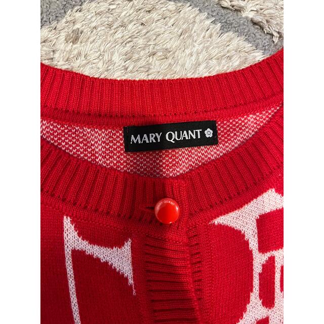 MARY QUANT(マリークワント)のMARY QUANT  赤ニット レディースのトップス(ニット/セーター)の商品写真