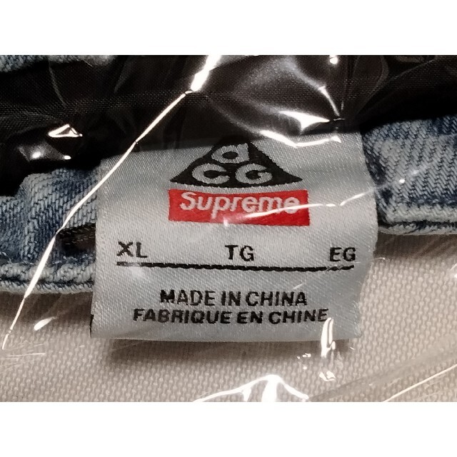 Supreme(シュプリーム)のACG Denim Pullover Washed Blue XL 新品未開封 メンズのジャケット/アウター(Gジャン/デニムジャケット)の商品写真