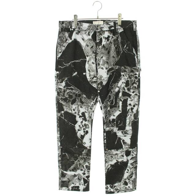 ザワールドイズユアーズ 22SS Work Cotton Painter Pants ペイズリーダブルニーワークロングパンツ メンズ 34インチ