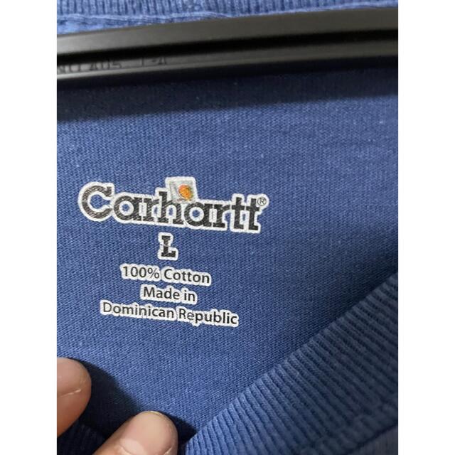 carhartt(カーハート)のcarhartt 青色 Tシャツ メンズのトップス(Tシャツ/カットソー(半袖/袖なし))の商品写真