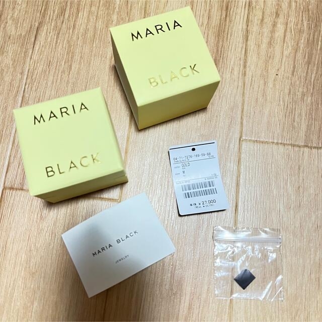 MARIA BLACK イニシャルコイン ネックレス　マリアブラック　ゴールド レディースのアクセサリー(ネックレス)の商品写真